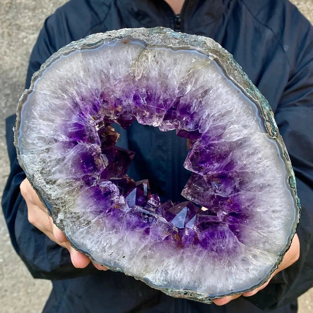 Magical Amethyst “Portal” Slice