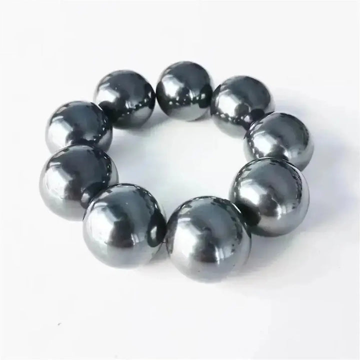 Magnetite Magnetic Spheres-Spheres-Crystal Destiny-Magnetite-Diameter 24mm - 2 pieces-Crystal Destiny