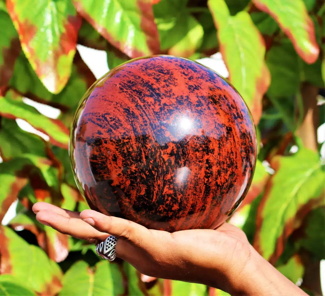 Mahogany Obsidian Sphere