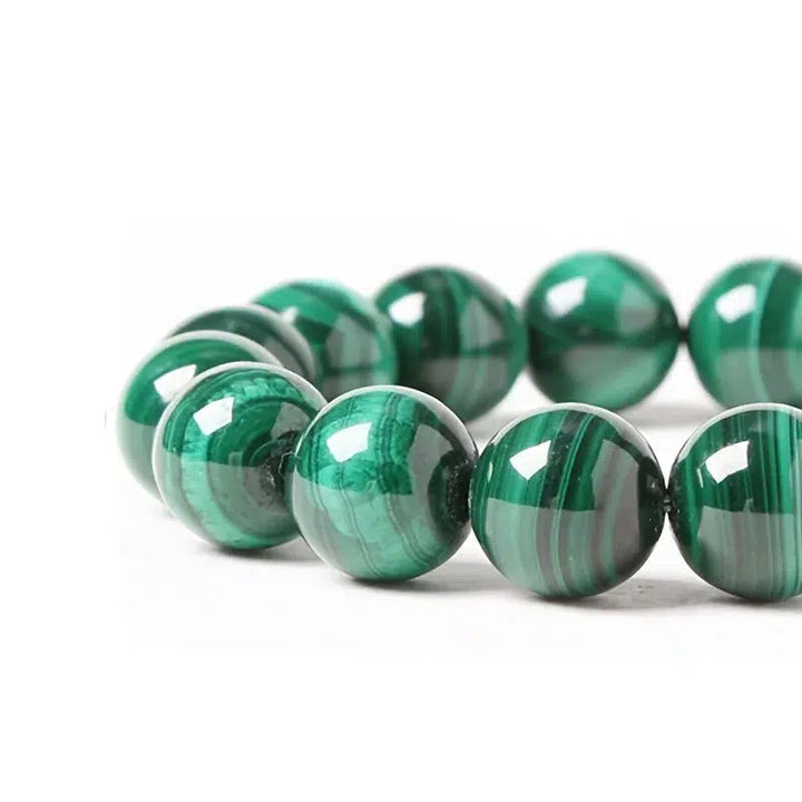 Malachite Beaded Bracelet 6mm, 8mm, 10mm