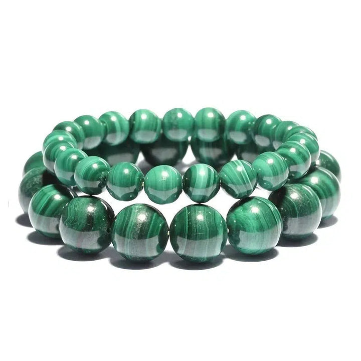 Malachite Beaded Bracelet 6mm, 8mm, 10mm