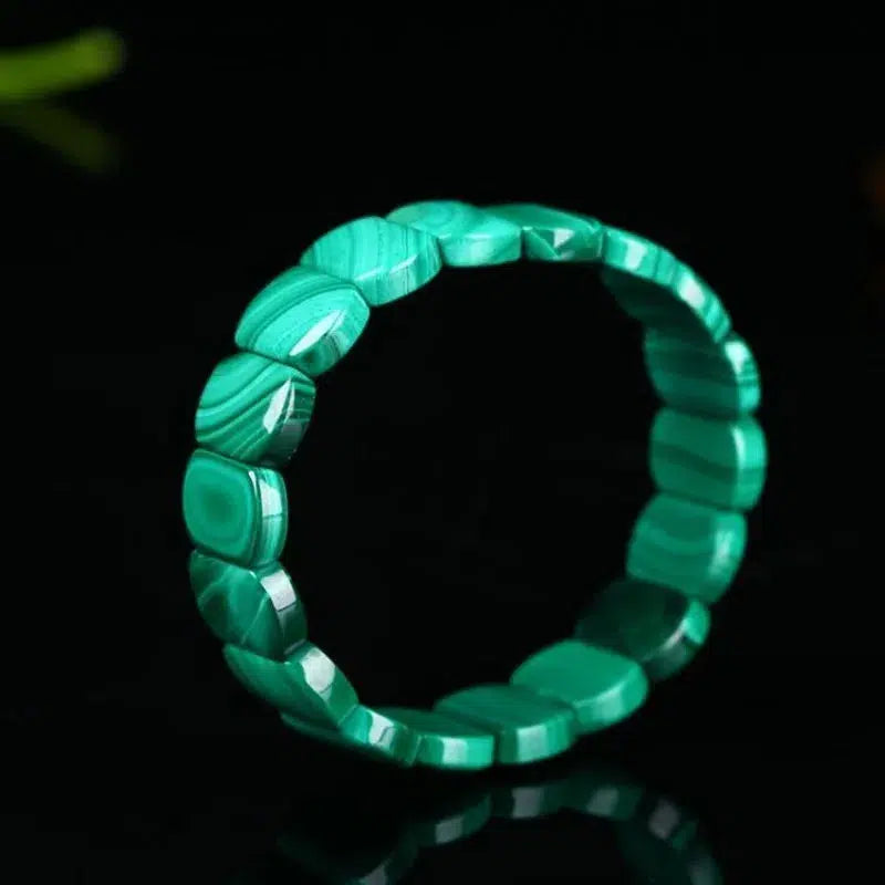 Malachite Chrysocolla Stretch Bracelet