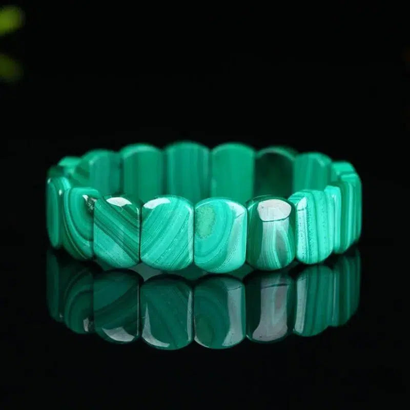 Malachite Chrysocolla Stretch Bracelet