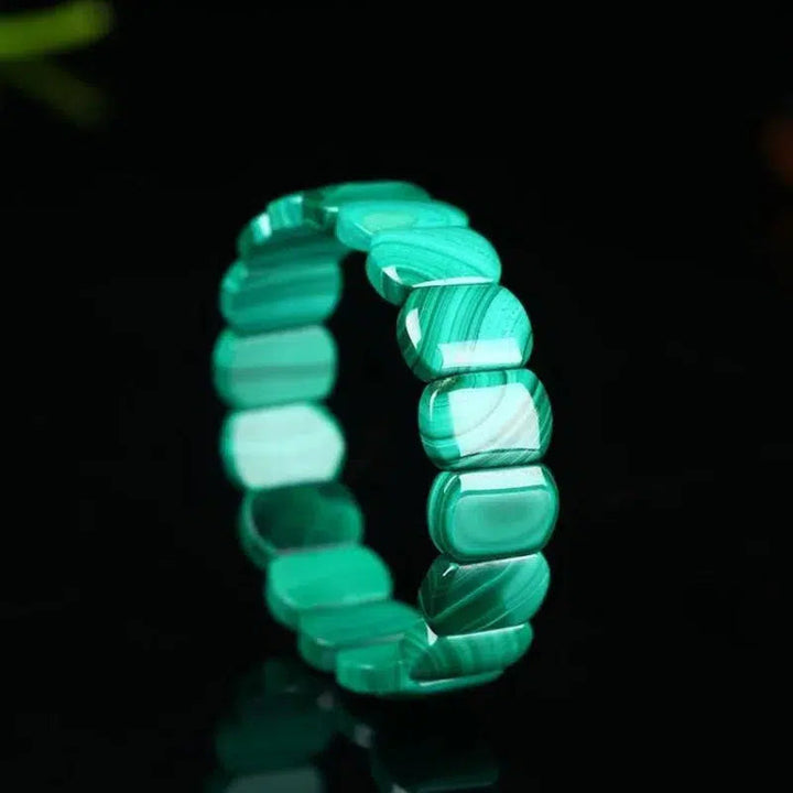 Malachite Chrysocolla Stretch Bracelet