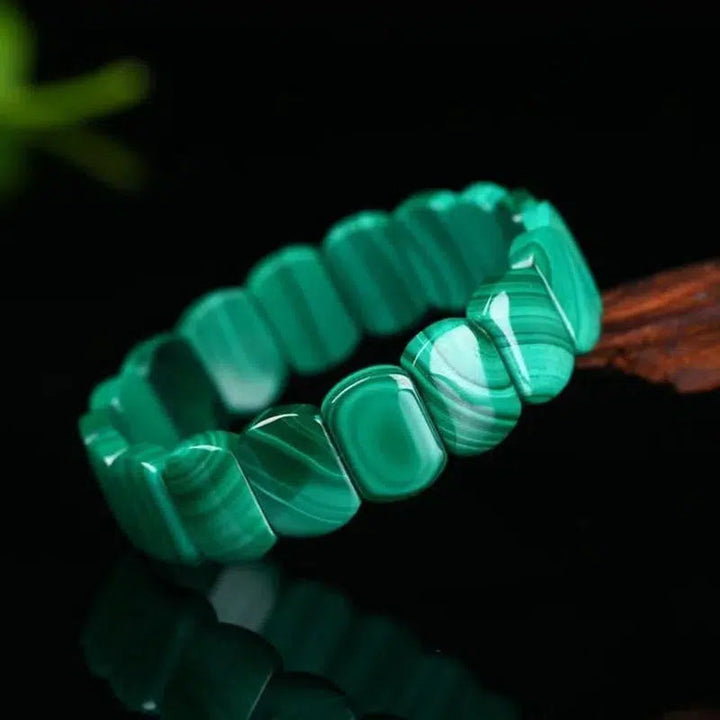 Malachite Chrysocolla Stretch Bracelet