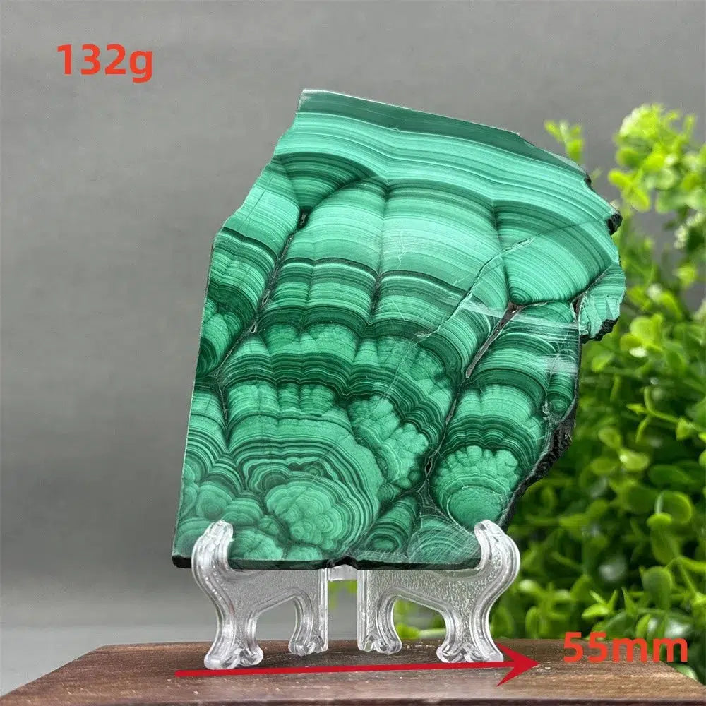 Malachite Crystal Slice