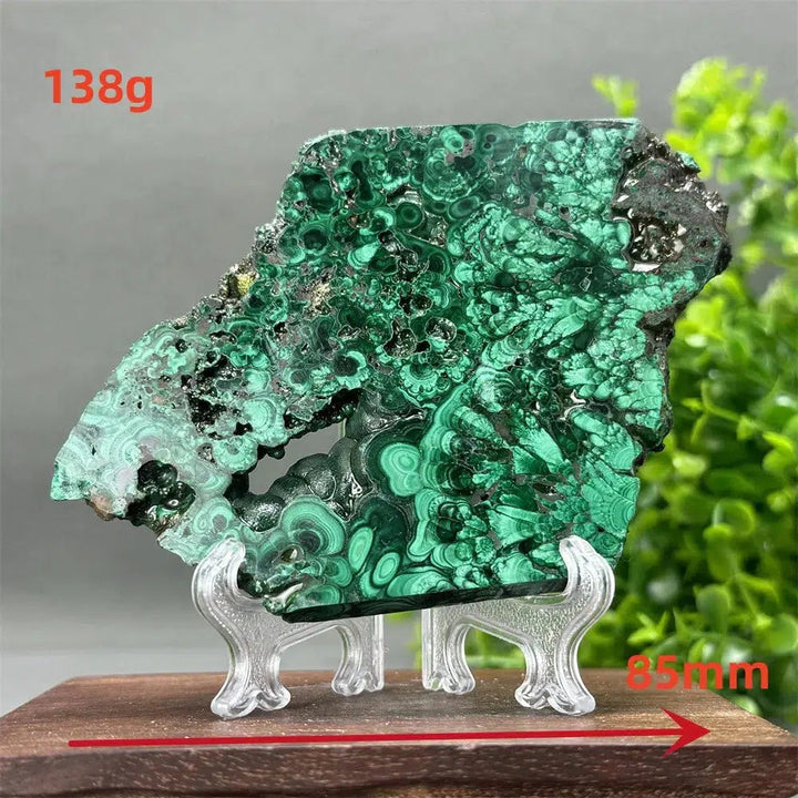 Malachite Crystal Slice