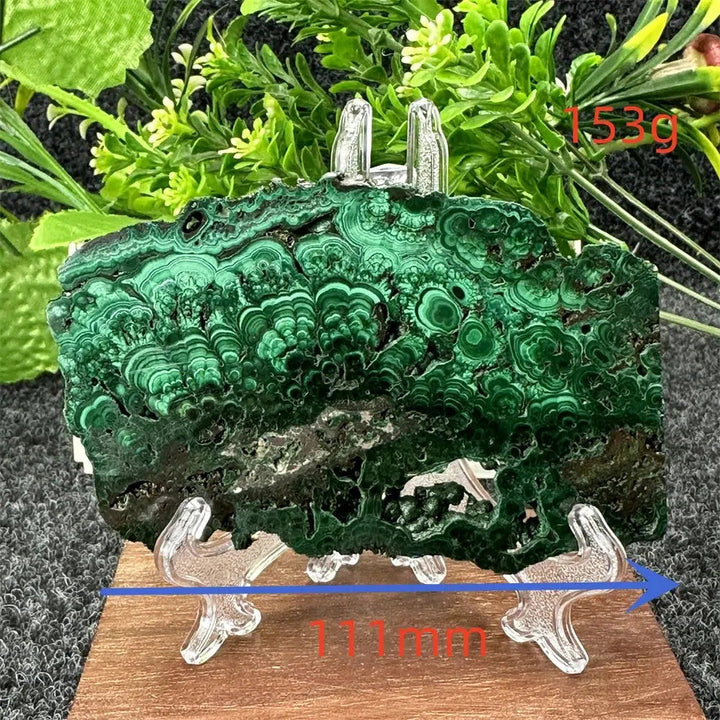 Malachite Crystal Slice