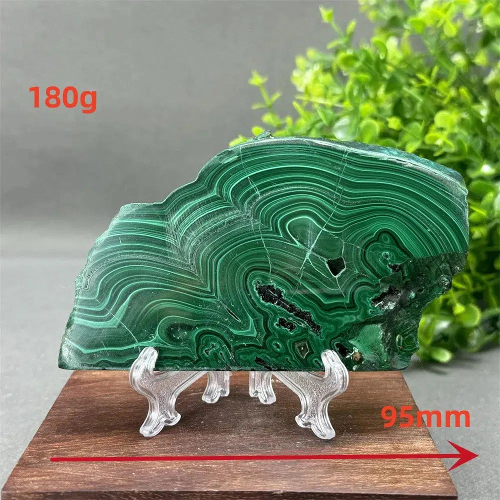 Malachite Crystal Slice