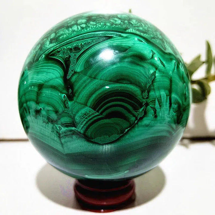 Malachite Crystal Sphere ‘High Quality’