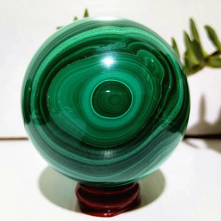 Malachite Crystal Sphere ‘High Quality’