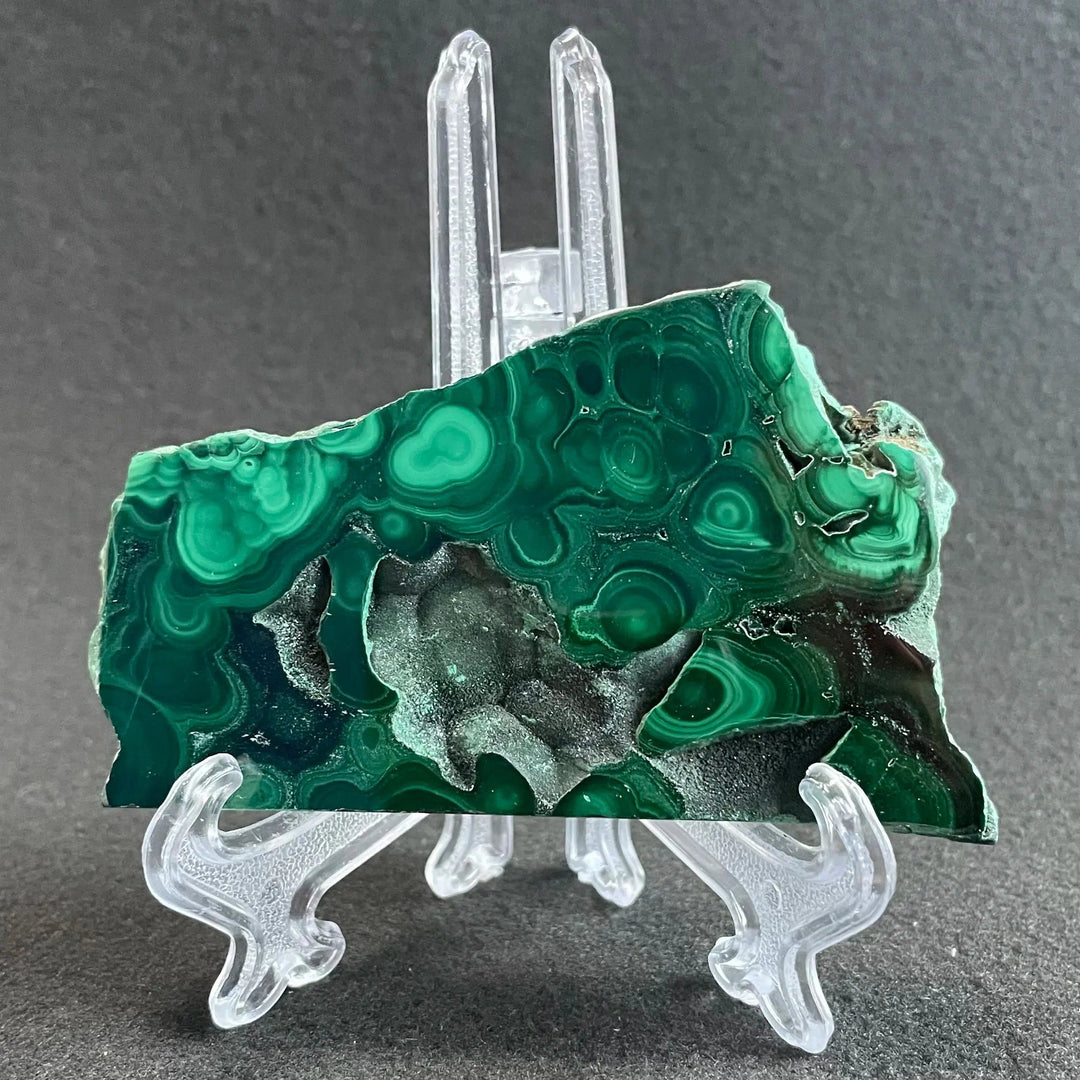 Malachite Polished Slice