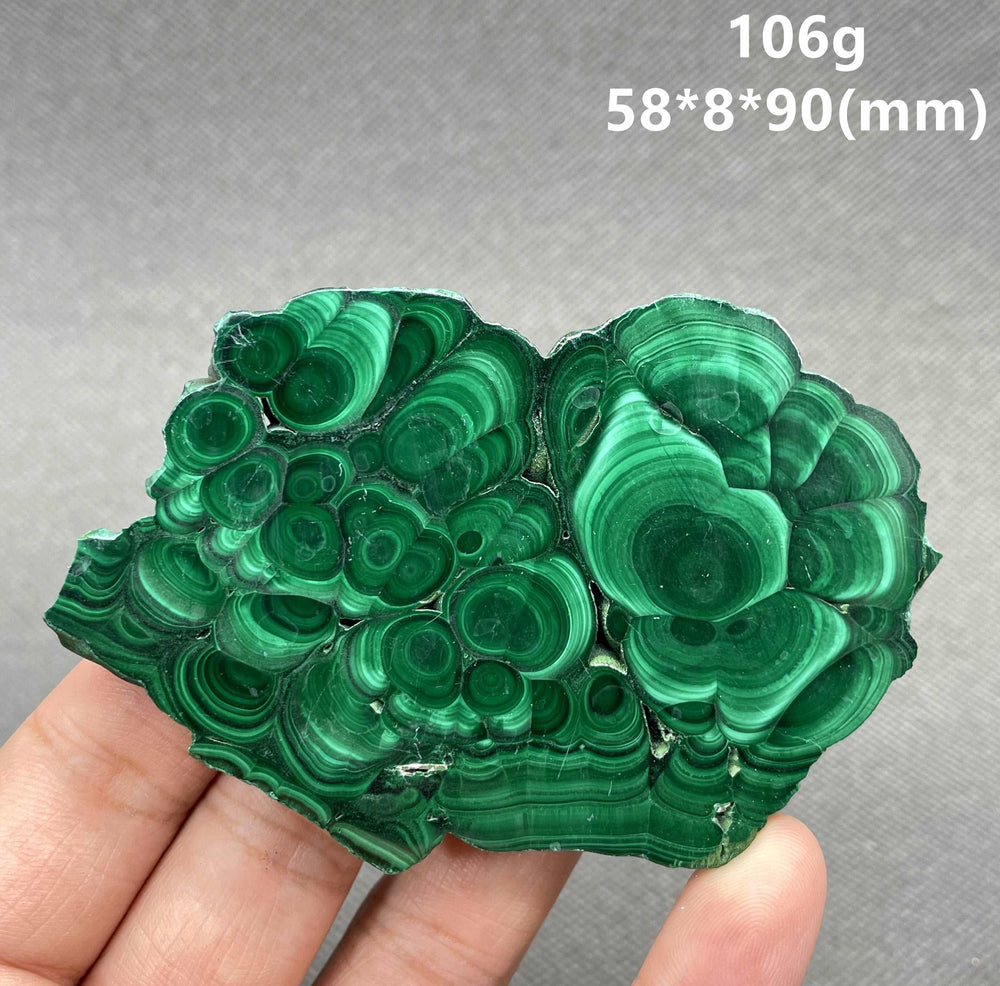 Malachite Polished Slice