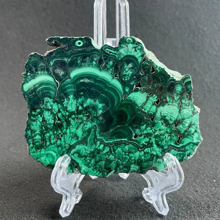 Malachite Polished Slice