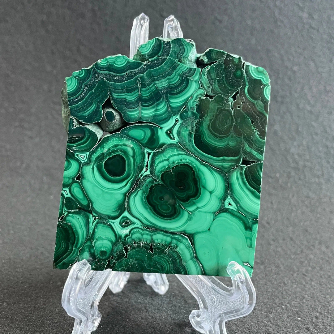 Malachite Polished Slice