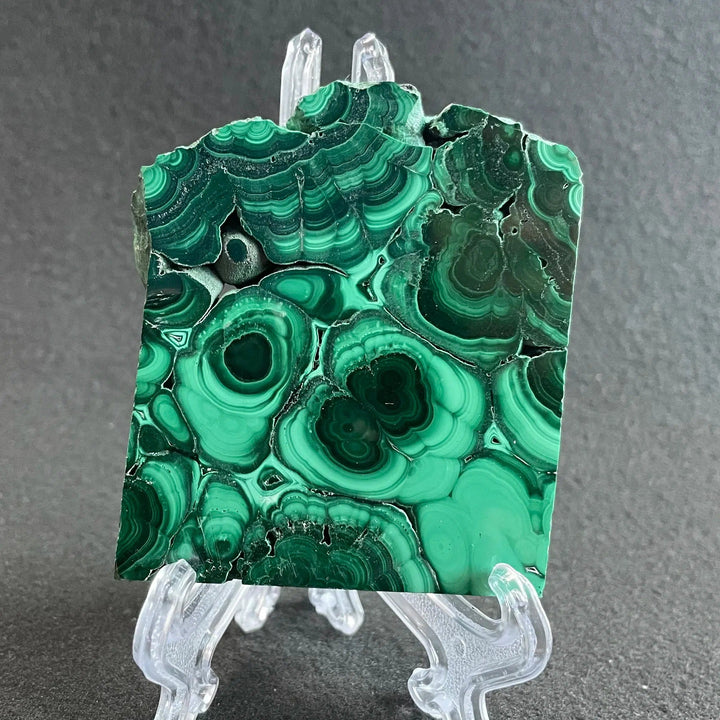 Malachite Polished Slice