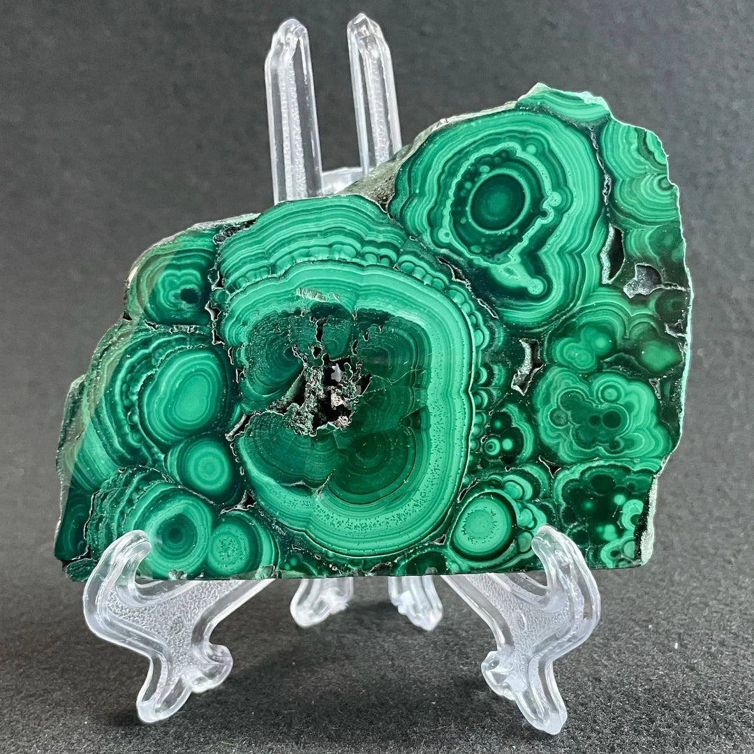 Malachite Polished Slice