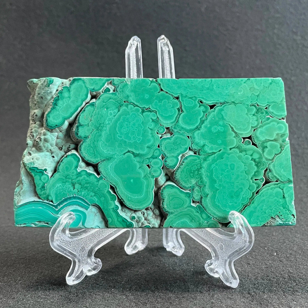 Malachite Polished Slice