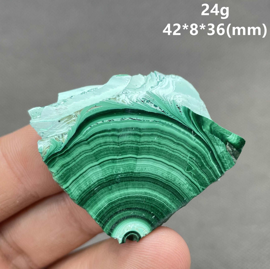 Malachite Polished Slice