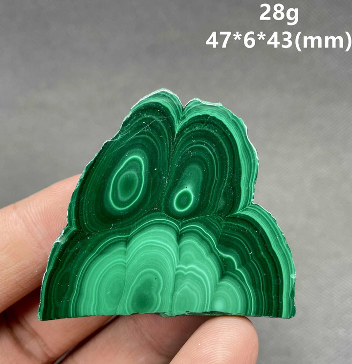 Malachite Polished Slice