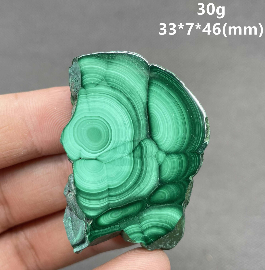 Malachite Polished Slice