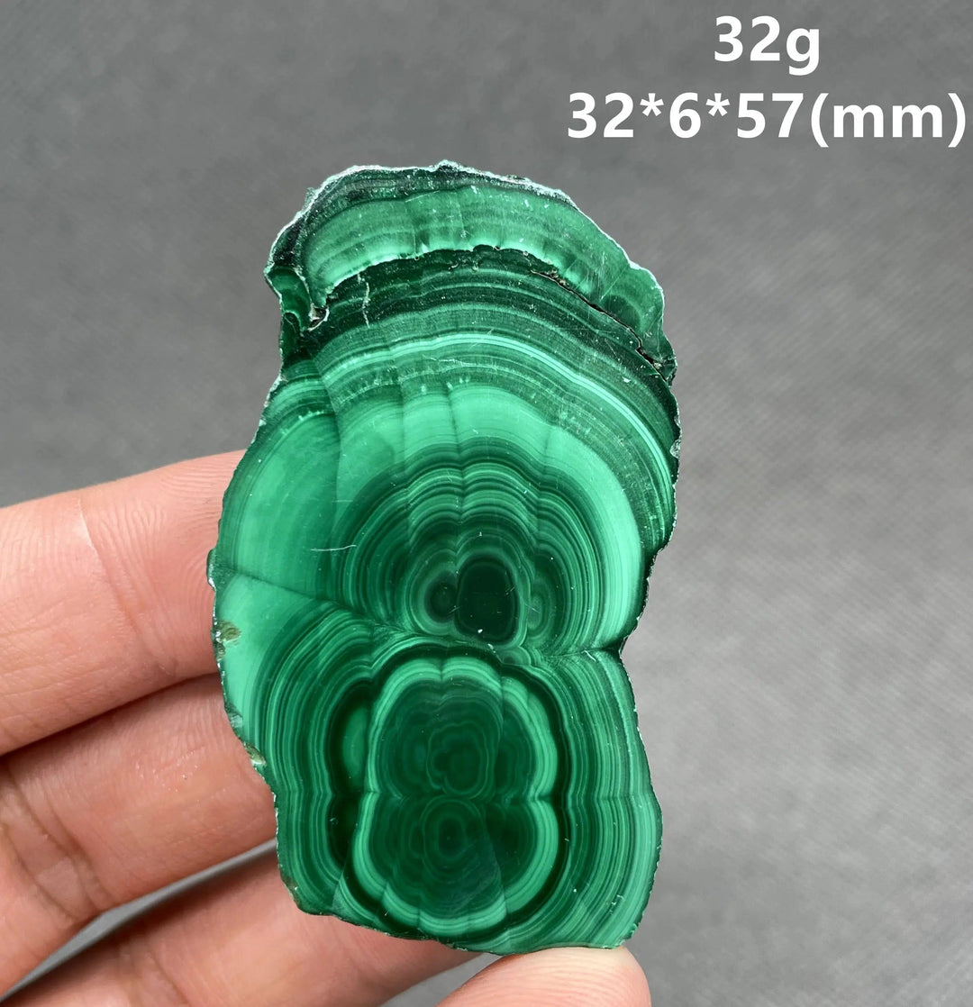 Malachite Polished Slice