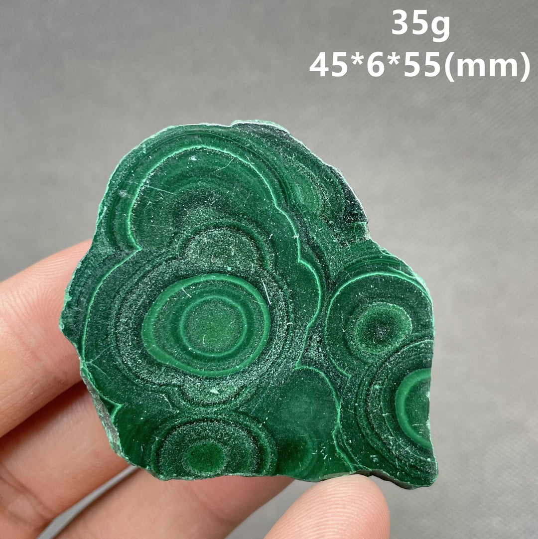 Malachite Polished Slice