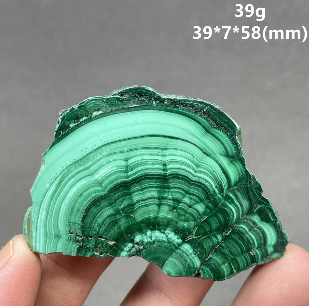 Malachite Polished Slice