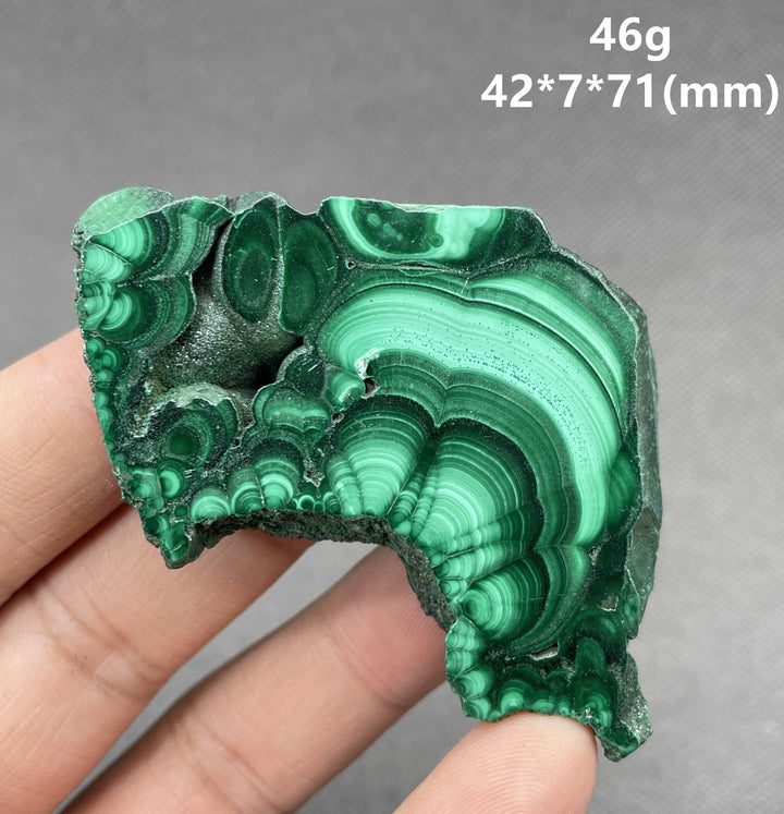 Malachite Polished Slice