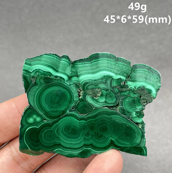 Malachite Polished Slice