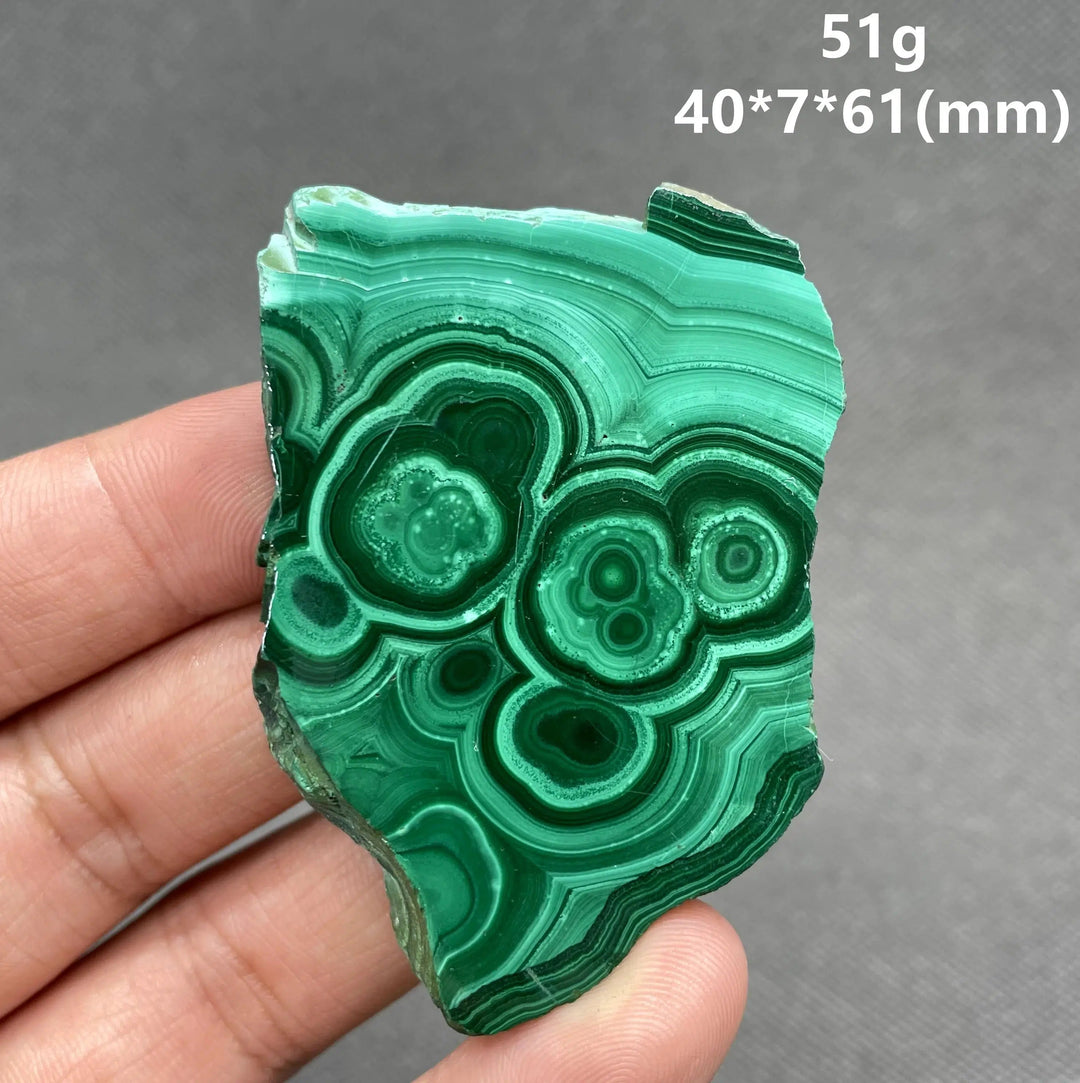 Malachite Polished Slice