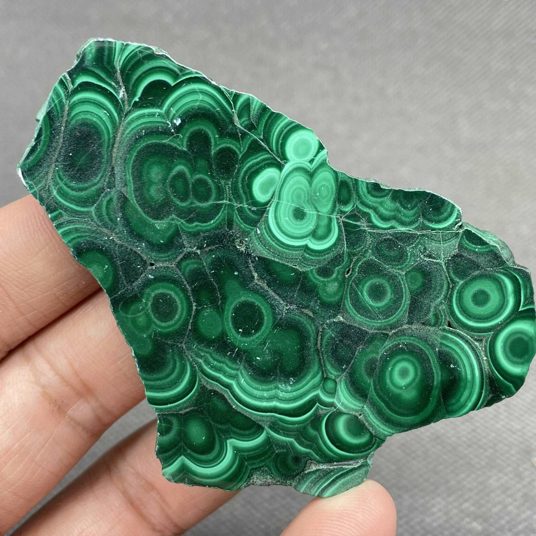 Malachite Polished Slice