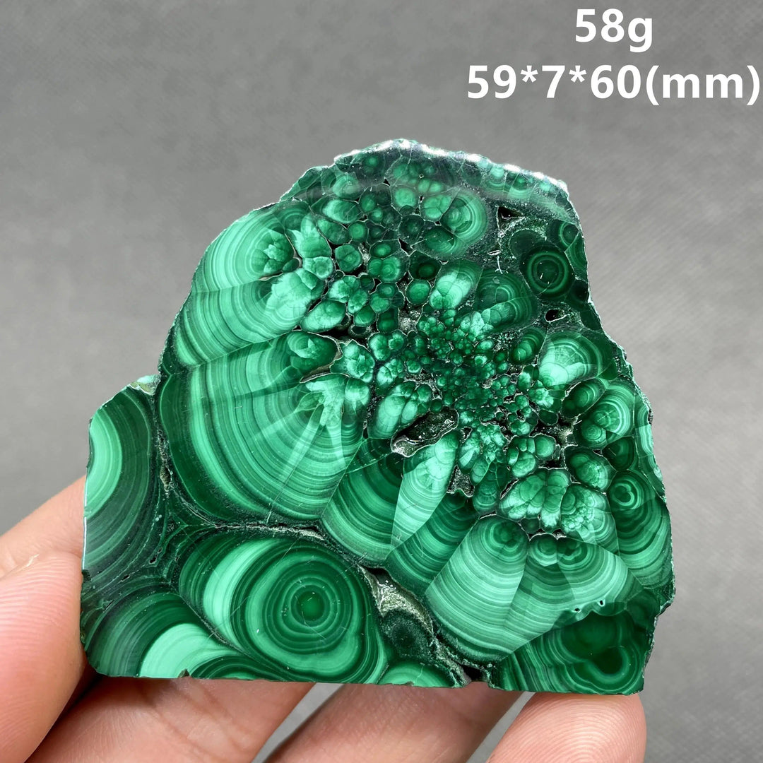 Malachite Polished Slice