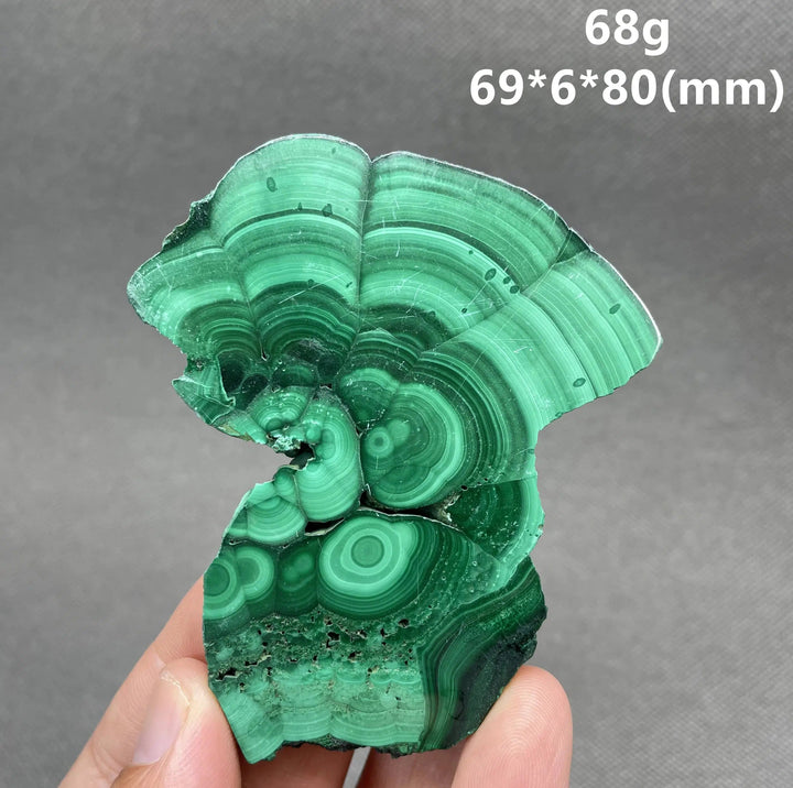 Malachite Polished Slice