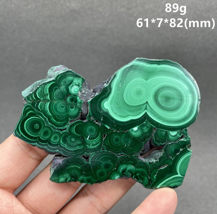 Malachite Polished Slice