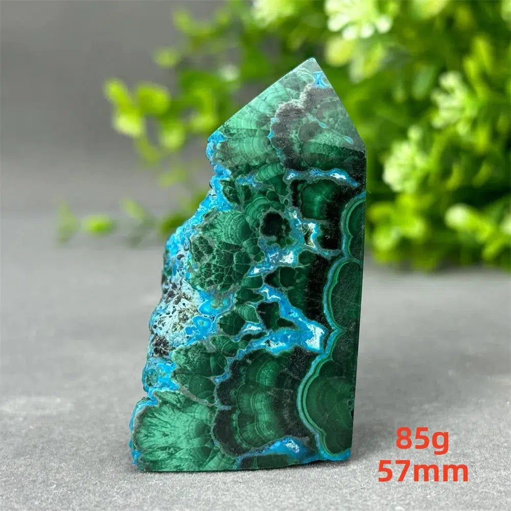 Malachite and Blue Azurite Tower