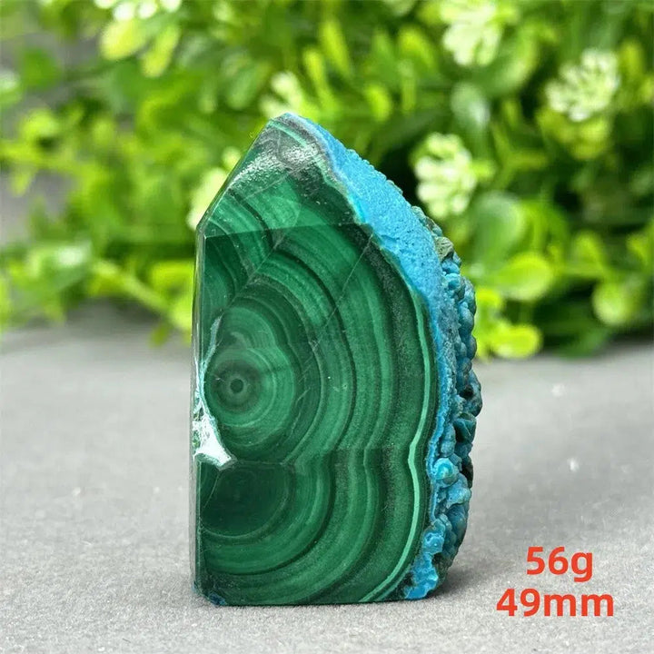 Malachite and Blue Azurite Tower