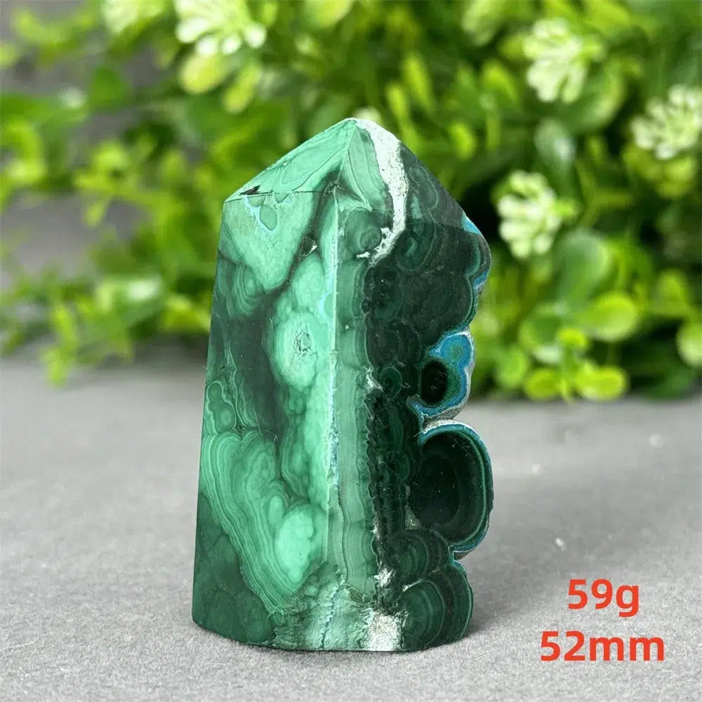 Malachite and Blue Azurite Tower