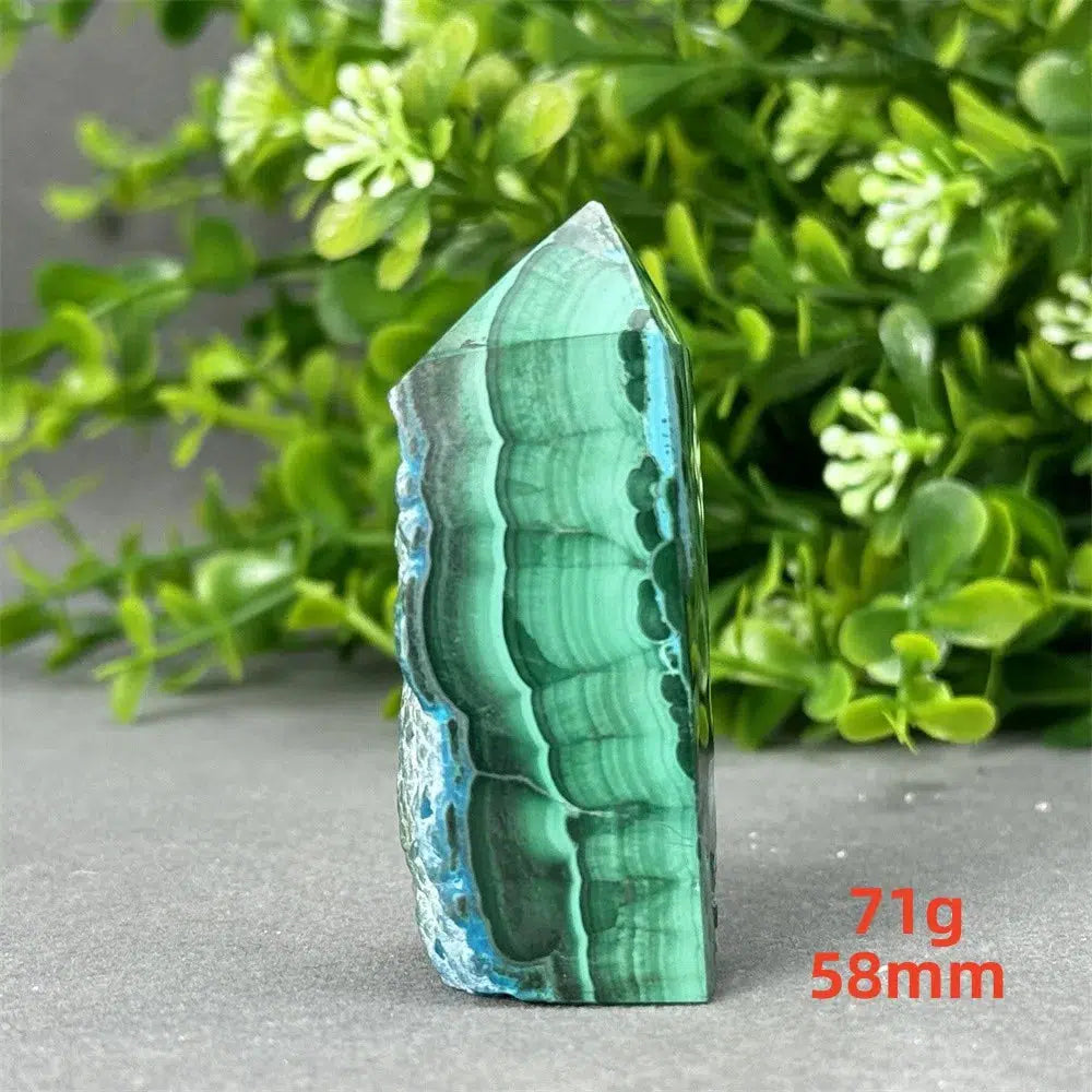 Malachite and Blue Azurite Tower