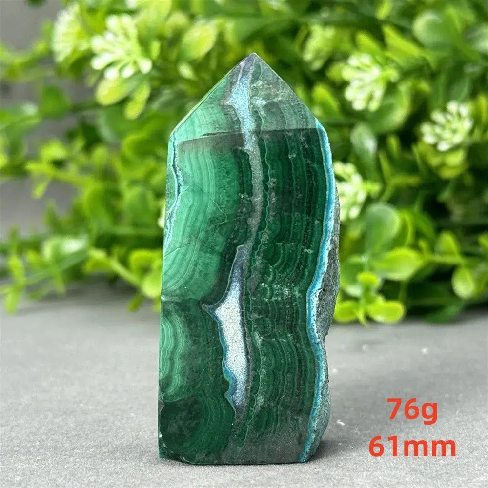 Malachite and Blue Azurite Tower