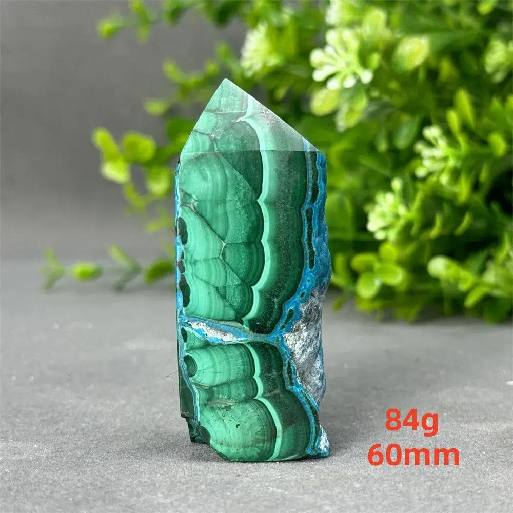 Malachite and Blue Azurite Tower