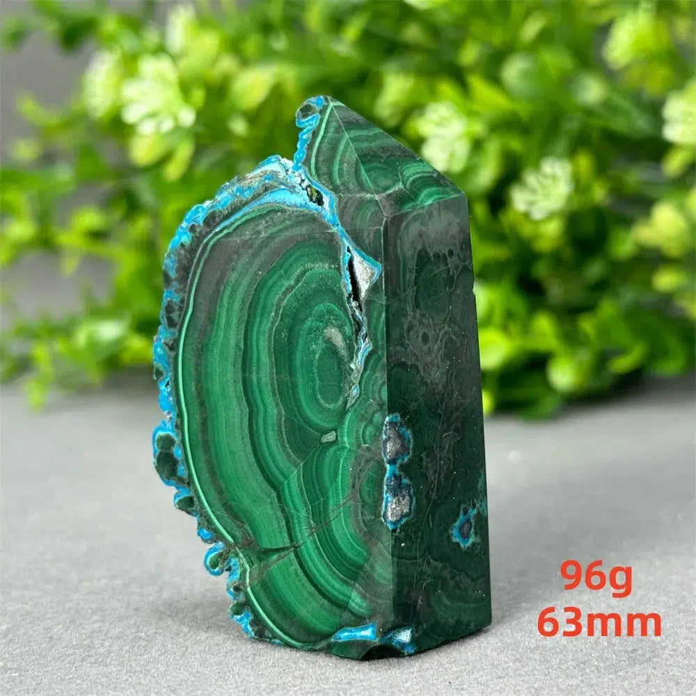 Malachite and Blue Azurite Tower