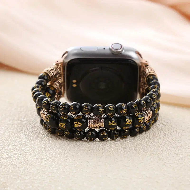 Mantras Stretch Crystal Smartwatch Strap