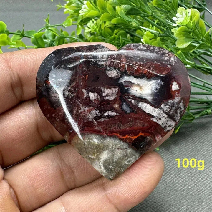 Mexican Agate Heart