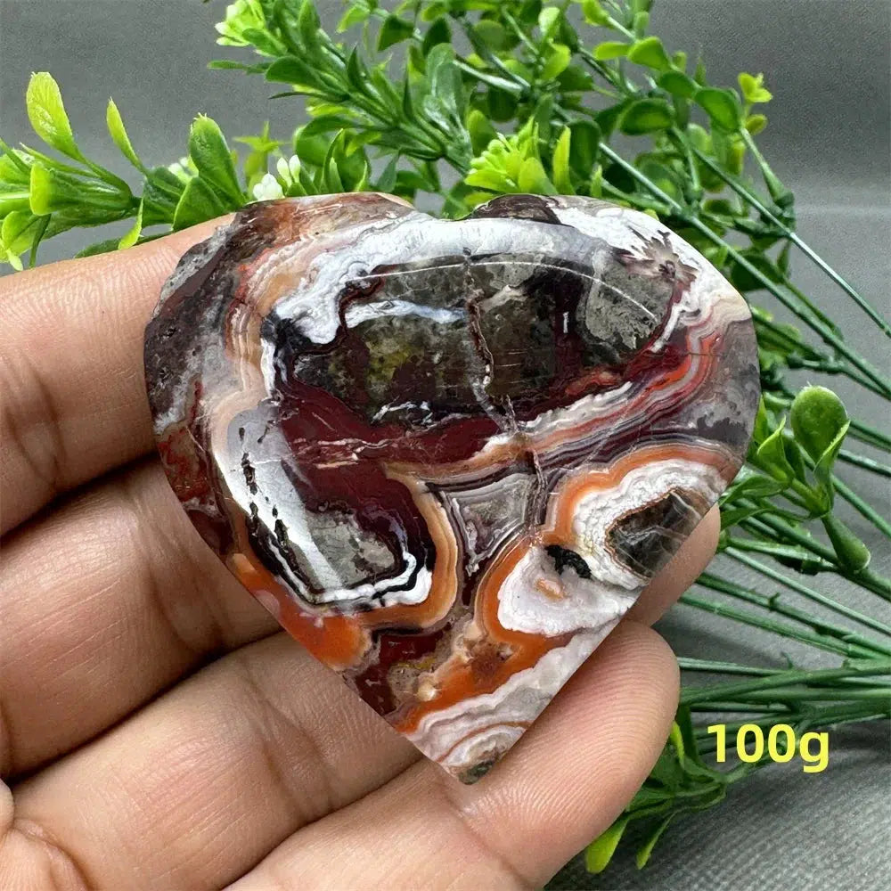 Mexican Agate Heart