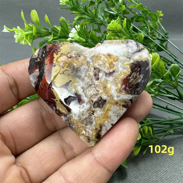 Mexican Agate Heart