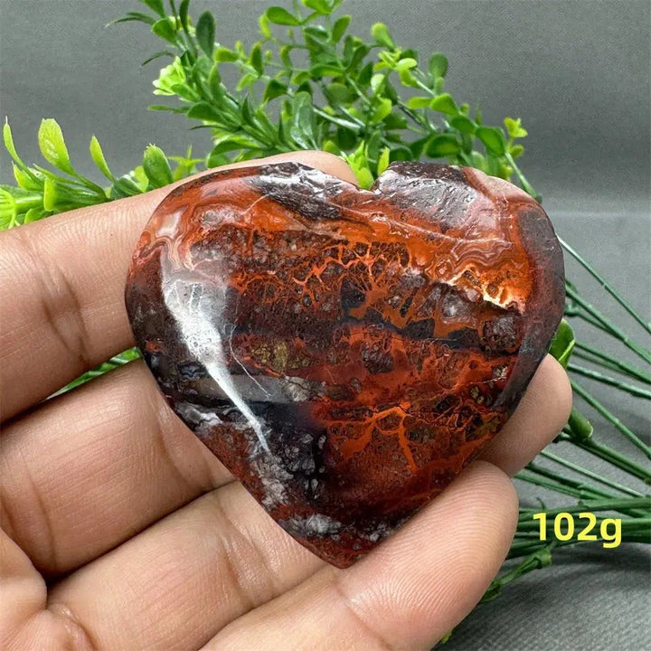 Mexican Agate Heart