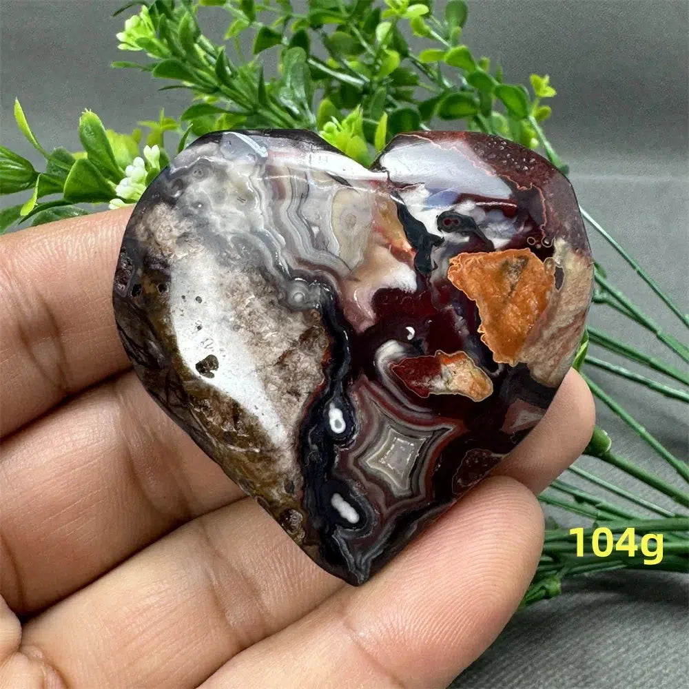 Mexican Agate Heart