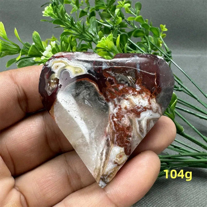 Mexican Agate Heart