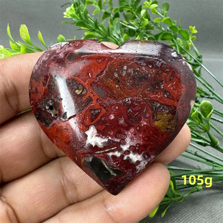 Mexican Agate Heart